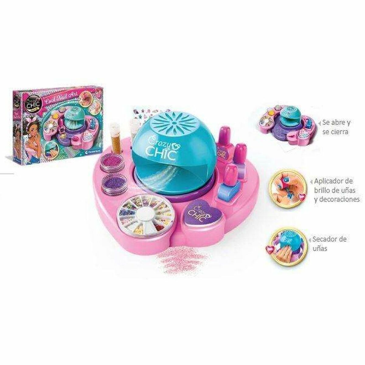 Set za manikuro Clementoni Cool Nails Art Pisana